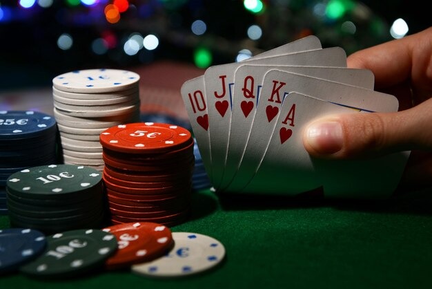 eos77 live blackjack table showing dealer, cards, and player betting interface on mobile